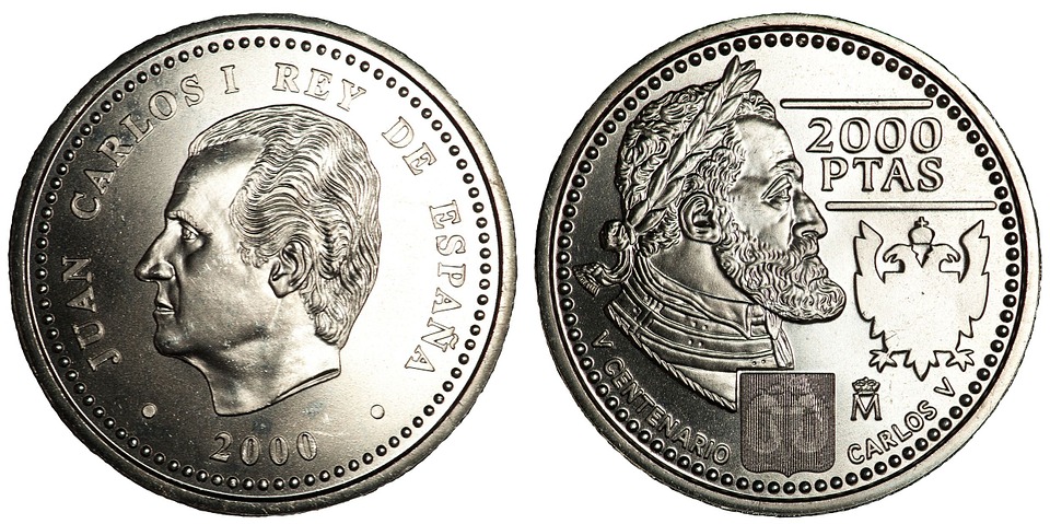 pesety španělské